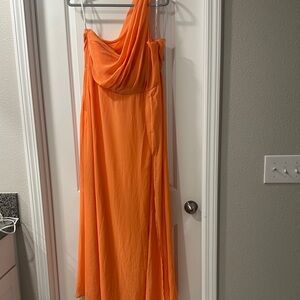 Birdy Grey Vibrant Orange Dress